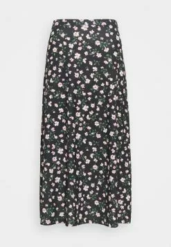 Venta express 🥰 Anna Field Falda Larga - Black/pink/red, Mujer 🎉