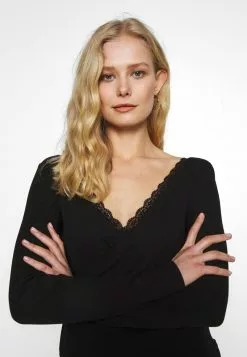 Barato 🔔 Anna Field Camiseta De Manga Larga - Black, Mujer 🎁 -Anna Field Tienda de ventas 0028a219b8b74568a76b6574379496b9