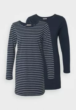 Toma de corriente 👏 Anna Field 2 PACK - Camiseta De Pijama - Dark Grey, Mujer ✔️ -Anna Field Tienda de ventas 020b464cc3a84f8eb694610312f0bf15