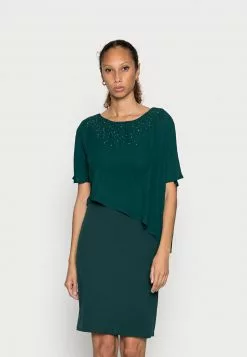 Las mejores reseñas de 😍 Anna Field Occasion Mini Bodycon 👗 Dress With Mesh Short Sleeves - Vestido De Cóctel - Dark Green, Mujer 🎁