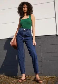 Lo mas barato ✔️ Anna Field Vaqueros Pitillo - Dark Blue Denim, Mujer 🤩