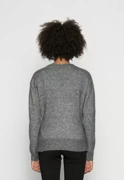 Lo mas barato 💯 Anna Field LOOSE FIT WRAP - Jersey De Punto - Mottled Dark Grey, Mujer 👏 -Anna Field Tienda de ventas 058c44c1e501419a8a62c9af33d53216