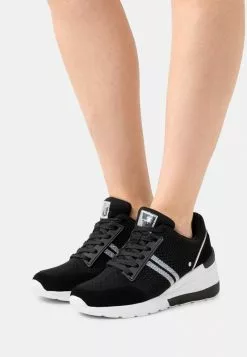 ofertas 🎁 Anna Field LEATHER MIX - Zapatillas - Black, Mujer 😍