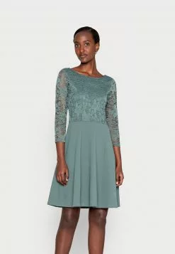 Mejor precio 😀 Anna Field Vestido De Cóctel - Dark Green, Mujer 🎉