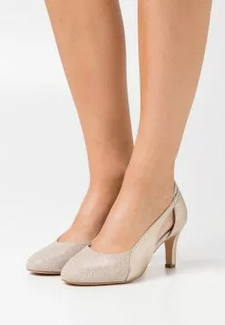 Toma de corriente ❤️ Anna Field Tacones - Gold, Mujer 🤩