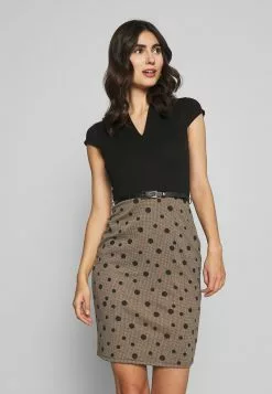 Venta al por mayor 🎉 Anna Field Vestido De Tubo - Beige/black, Mujer ⭐