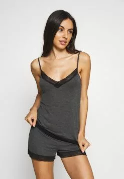 Las mejores reseñas de 🌟 Anna Field CLAIRE FAGOTTING SHORT SET - Pijama - Grey, Mujer 🎉