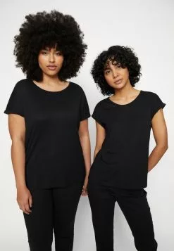 Venta al por mayor 🧨 Anna Field 3 PACK - Camiseta Estampada - Light Blue/white/black, Mujer 💯