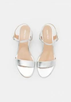 Comprar 🥰 Anna Field LEATHER - 🩴 Sandalias - Silver, Mujer 🎁 -Anna Field Tienda de ventas 0fb72c9439c74ebb9e1610b75faea9b9