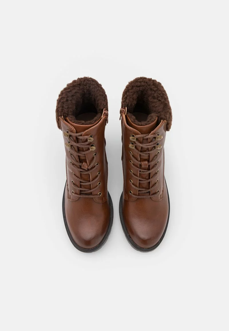 Para estrenar ✔️ Anna Field Botines Con Plataforma - Cognac, Mujer 🛒 6 Para estrenar ✔️ Anna Field Botines Con Plataforma - Cognac, Mujer 🛒 - Imagen 6