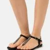 Comprar 😉 Anna Field 🩴 Sandalias De Dedo - Black, Mujer ⌛