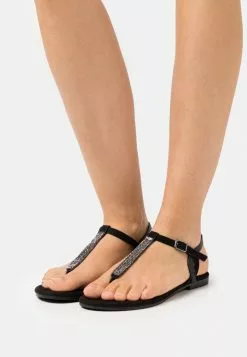 Comprar 😉 Anna Field 🩴 Sandalias De Dedo - Black, Mujer ⌛