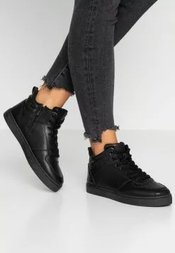 Gran venta ✔️ Anna Field Zapatillas Altas - Black, Mujer ✨