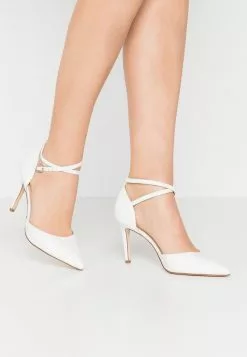 Presupuesto 👏 Anna Field LEATHER PUMPS - Zapatos Altos - White, Mujer 😍
