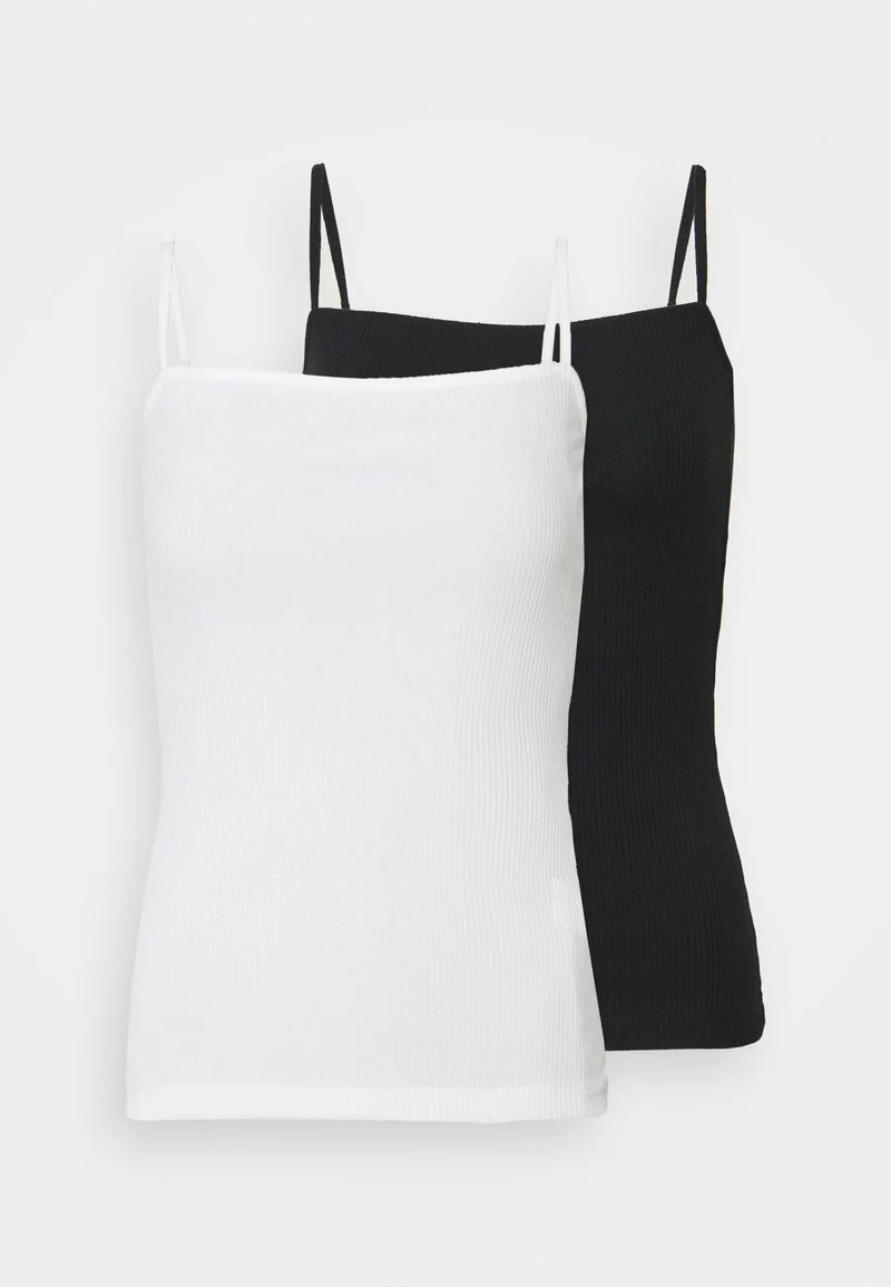 ofertas ✔️ Anna Field 2 PACK - Top - Black/white, Mujer 😍 1 ofertas ✔️ Anna Field 2 PACK - Top - Black/white, Mujer 😍