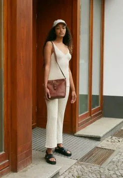 Nuevo 💯 Anna Field Bandolera - Cognac, Mujer 🎉