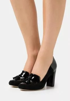 Nuevo 🧨 Anna Field LEATHER - Tacones - Black, Mujer 🎉