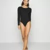 Mejor precio ⭐ Anna Field 2 PACK - Body - Black, Mujer 🌟