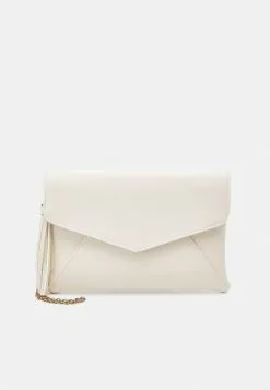 Toma de corriente ✨ Anna Field Clutch - Offwhite, Mujer 🧨