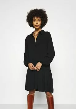 Cupón 😀 Anna Field Oversized - Vestido Camisero - Black, Mujer ⌛