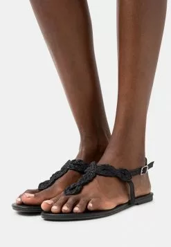 Nuevo 🤩 Anna Field 🩴 Sandalias De Dedo - Black, Mujer 🔔