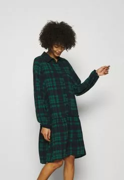 mejor venta 💯 Anna Field Oversized - Vestido Camisero - Green/blue, Mujer ⌛