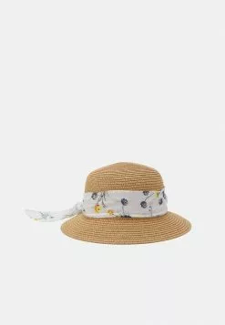 Promoción 🌟 Anna Field Sombrero - Tan/white, Mujer 🛒