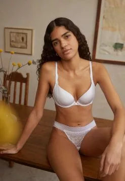 Presupuesto ✨ Anna Field 5PP LACE THONG - Tanga - Teal/black/off-white, Mujer ❤️