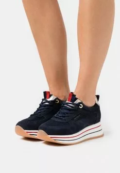 Descuento 🥰 Anna Field LEATHER - Zapatillas - Dark Blue, Mujer 🎁