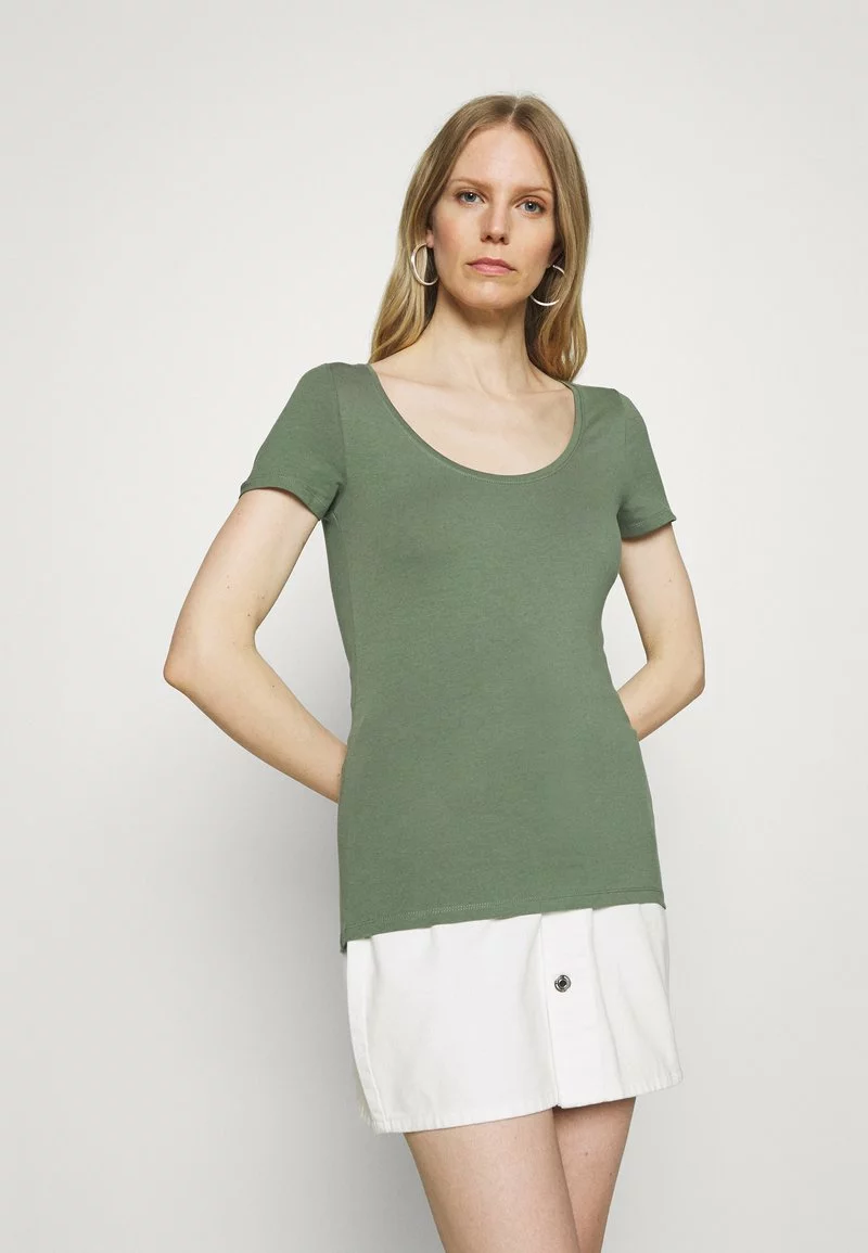 Comprar 🔔 Anna Field 3 PACK - Camiseta Básica - White/mottled Light Grey/light Green, Mujer 😍 2 Comprar 🔔 Anna Field 3 PACK - Camiseta Básica - White/mottled Light Grey/light Green, Mujer 😍 - Imagen 2