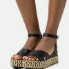 Comprar ⌛ Anna Field 🩴 Sandalias Con Plataforma - Black, Mujer ✨