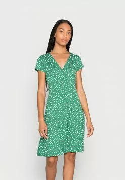Descuento 😀 Anna Field Vestido Ligero - Green/white, Mujer ⭐