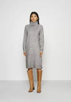 Barato 🧨 Anna Field Vestido De Punto - Mottled Dark Grey, Mujer 😉