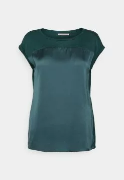Venta express 🤩 Anna Field Camiseta Básica - Dark Green, Mujer 🔥