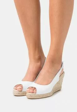 Comprar 💯 Anna Field LEATHER - Alpargatas - White, Mujer 🎁