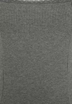 ofertas ❤️ Anna Field Top - Mottled Dark Grey, Mujer 🎁 -Anna Field Tienda de ventas 21c86beb534d451f9119effc23315457