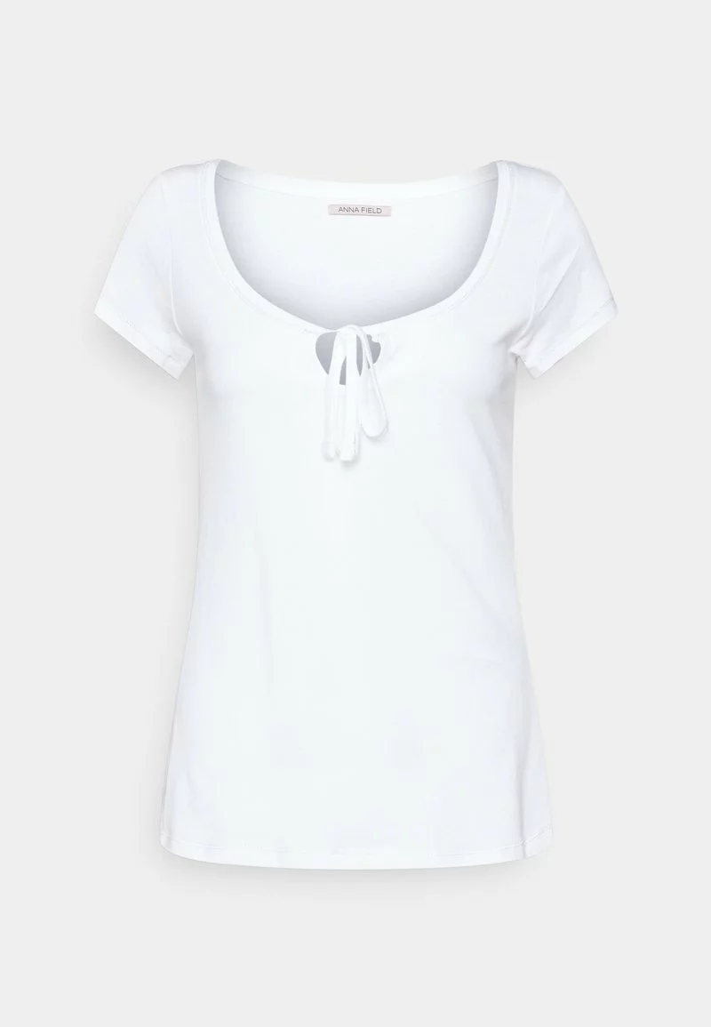 Descuento 😀 Anna Field Camiseta Básica - White, Mujer 🤩 1 Descuento 😀 Anna Field Camiseta Básica - White, Mujer 🤩