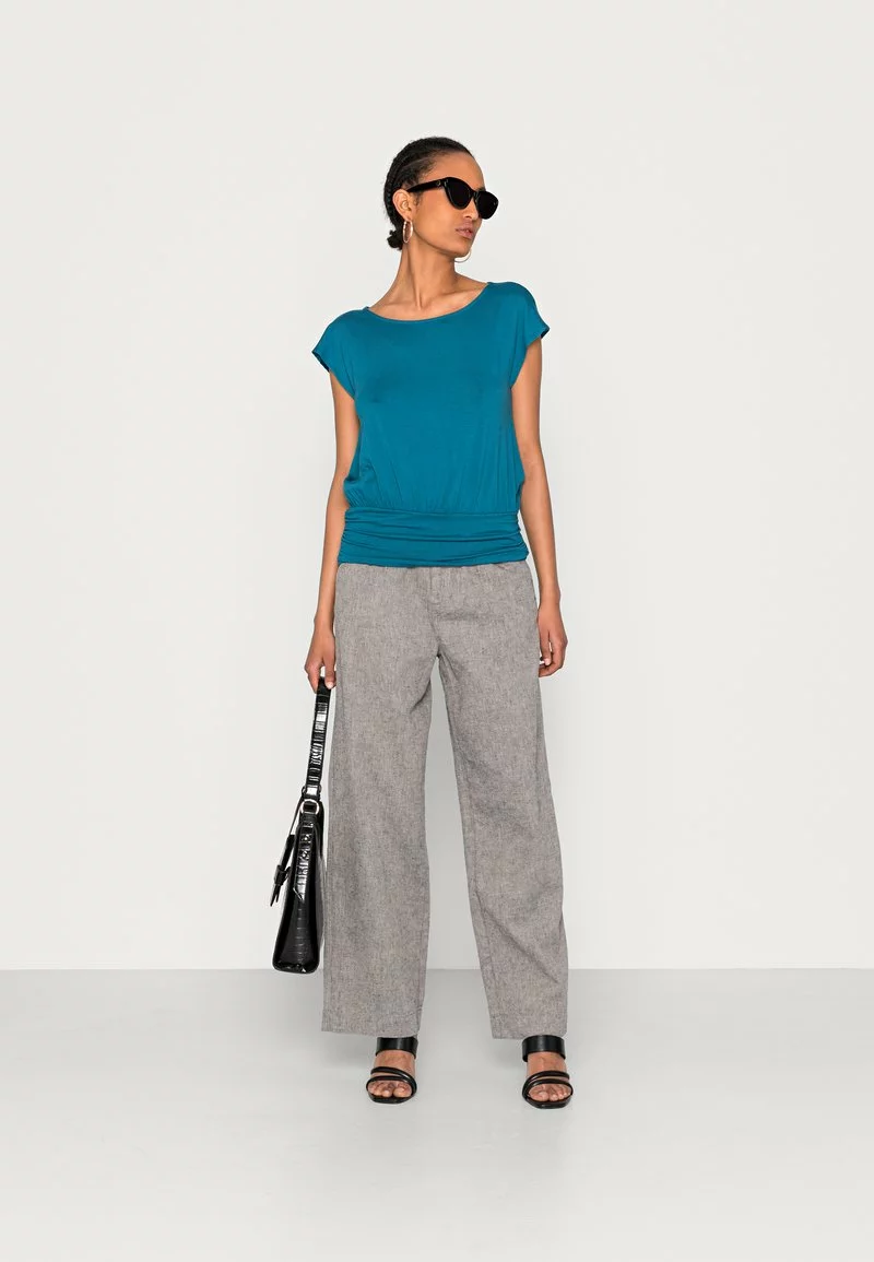 ofertas ⌛ Anna Field Camiseta Básica - Blue, Mujer 😍 2 ofertas ⌛ Anna Field Camiseta Básica - Blue, Mujer 😍 - Imagen 2