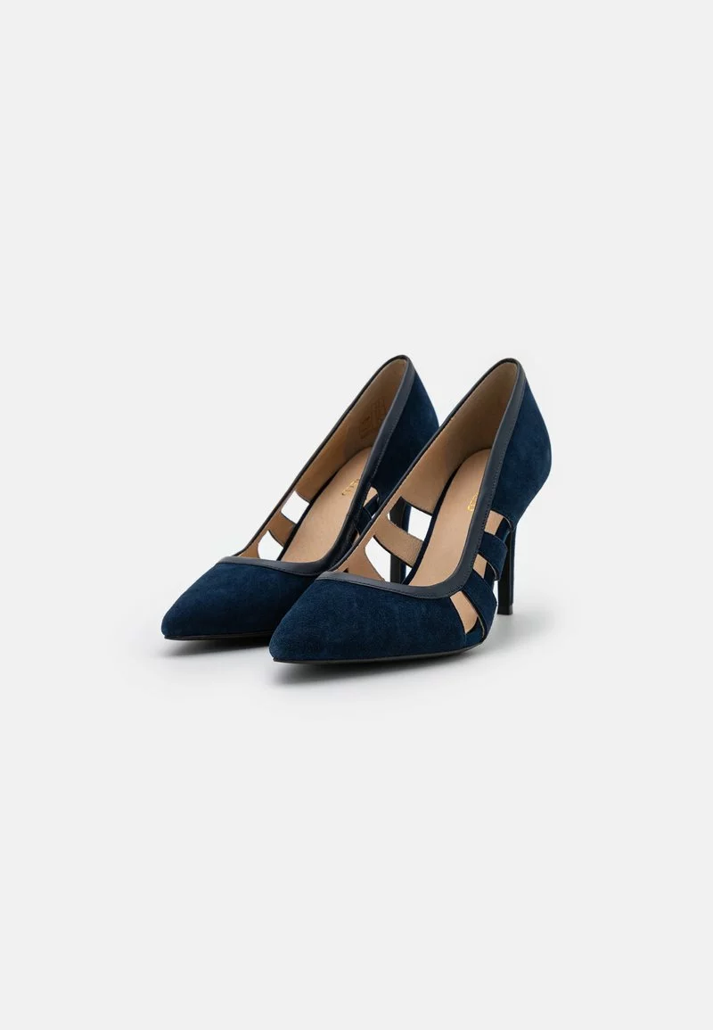 Nuevo 😀 Anna Field LEATHER - Tacones - Dark Blue, Mujer ⭐ 3 Nuevo 😀 Anna Field LEATHER - Tacones - Dark Blue, Mujer ⭐ - Imagen 3
