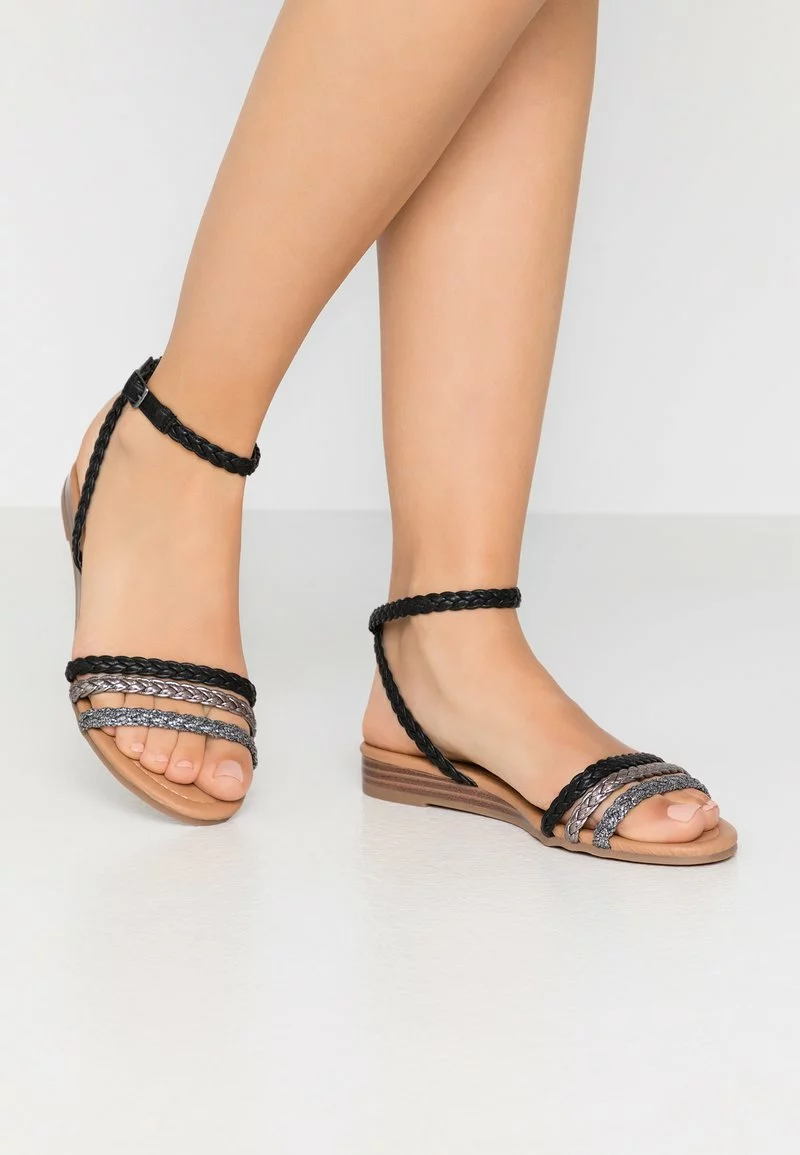 Mejor precio ✨ Anna Field 🩴 Sandalias - Black/silver, Mujer 🛒 1 Mejor precio ✨ Anna Field 🩴 Sandalias - Black/silver, Mujer 🛒