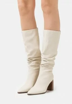 ofertas 🤩 Anna Field LEATHER - Botas De Tacón - White, Mujer ⭐