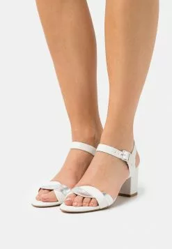 Comprar 💯 Anna Field LEATHER - 🩴 Sandalias - White, Mujer 😀