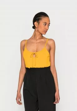 Mejor precio 🧨 Anna Field Top - Dark Yellow, Mujer ✨