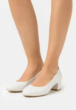 Promoción 🧨 Anna Field LEATHER COMFORT - Tacones - White, Mujer 👏