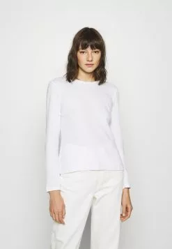 Venta express 🔔 Anna Field WAFFLE PIQUÉ - Camiseta De Manga Larga - White, Mujer ❤️