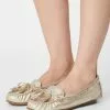 Barato 🤩 Anna Field LEATHER - Mocasines - Gold, Mujer 🌟
