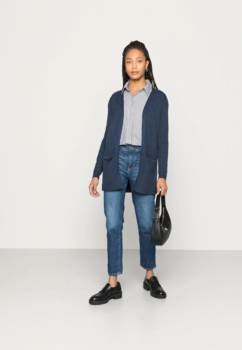 mejor venta 😉 Anna Field Chaqueta De Punto - Mottled Dark Blue, Mujer 🌟 2 mejor venta 😉 Anna Field Chaqueta De Punto - Mottled Dark Blue, Mujer 🌟 - Imagen 2