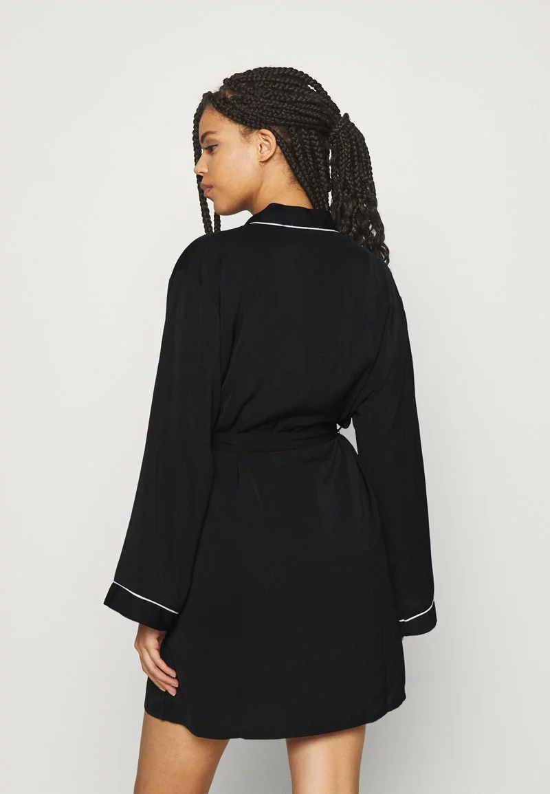 Toma de corriente 🛒 Anna Field AMANDA SATIN 👗 DRESSING GOWN - Albornoz - Black, Mujer 💯 3 Toma de corriente 🛒 Anna Field AMANDA SATIN 👗 DRESSING GOWN - Albornoz - Black, Mujer 💯 - Imagen 3