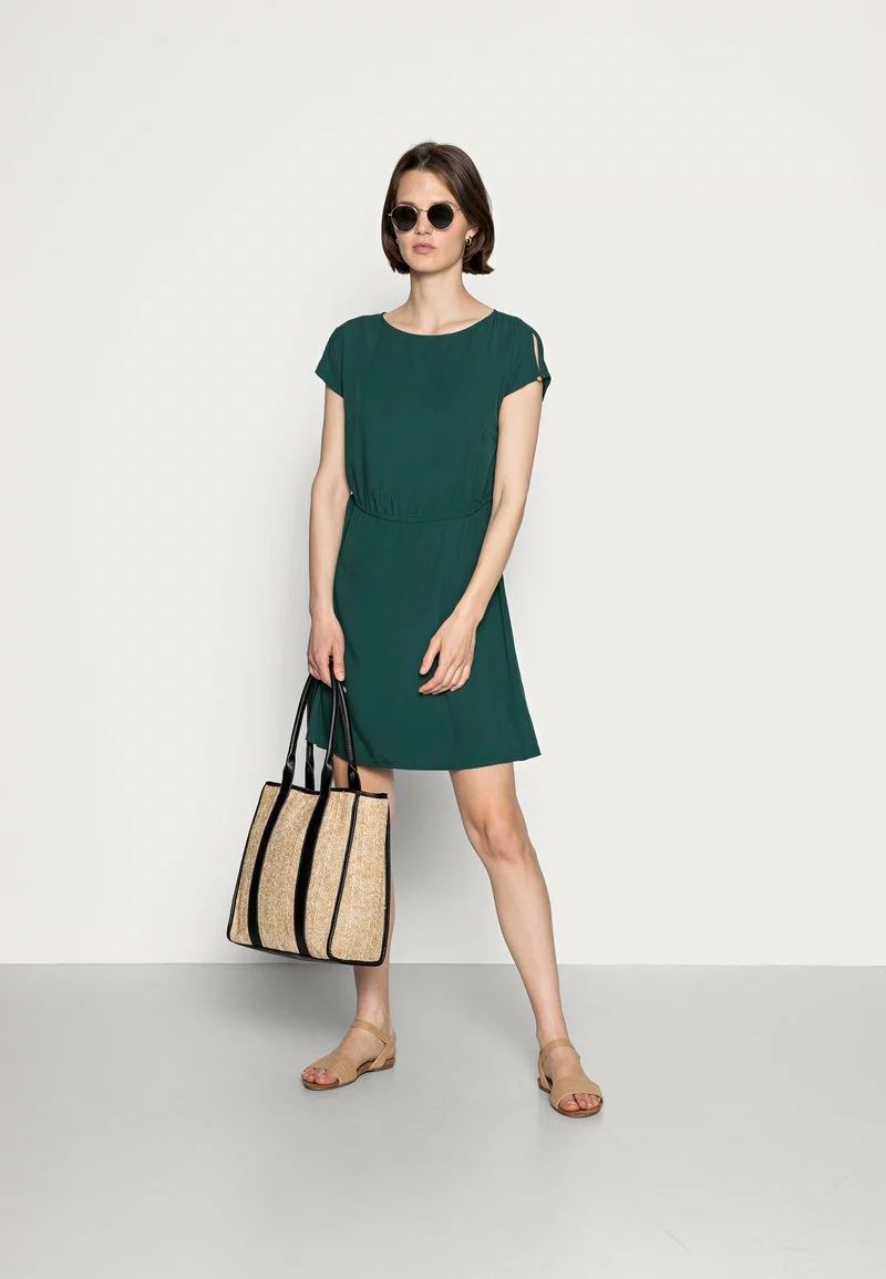 Venta express ⭐ Anna Field WOVEN FIT AND FLARE DETAIL 👗 DRESS - Vestido Informal - Dark Green, Mujer ❤️ 2 Venta express ⭐ Anna Field WOVEN FIT AND FLARE DETAIL 👗 DRESS - Vestido Informal - Dark Green, Mujer ❤️ - Imagen 2