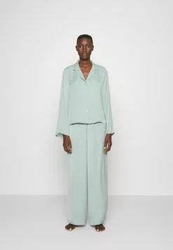 Lo mas barato 👍 Anna Field 🔨 HAMMERED SATIN PJ SET - Pijama - Green, Mujer ✨